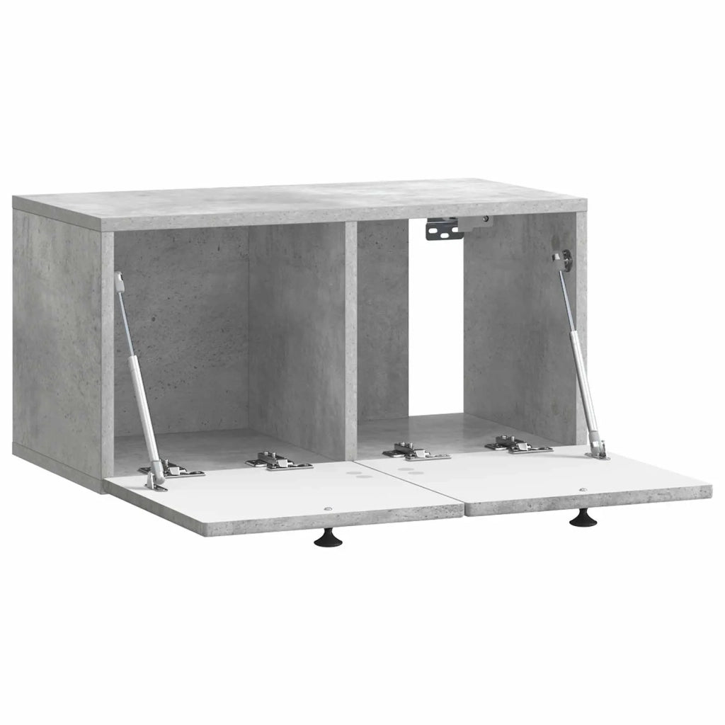 Mobile Porta TV da Muro Grigio Cemento 59,5 x 31 x 30 cm
