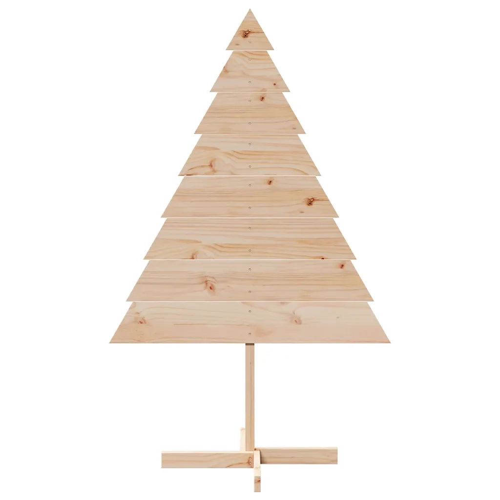 vidaXL Albero di Natale Decorativo in Legno 150 cm in Legno Massello