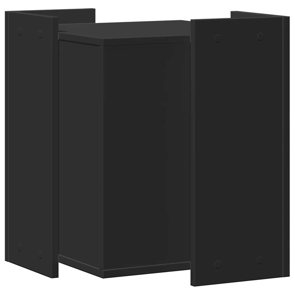 vidaXL Recinto per Lettiera per Gatti Nero 60x40x40 cm in Truciolato