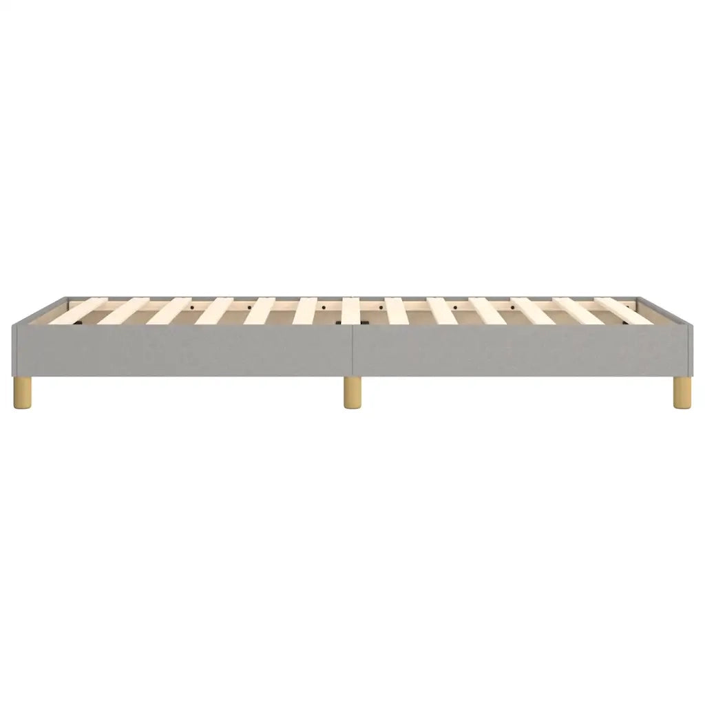 vidaXL Giroletto senza Materasso Grigio Chiaro 80x200 cm Tessuto