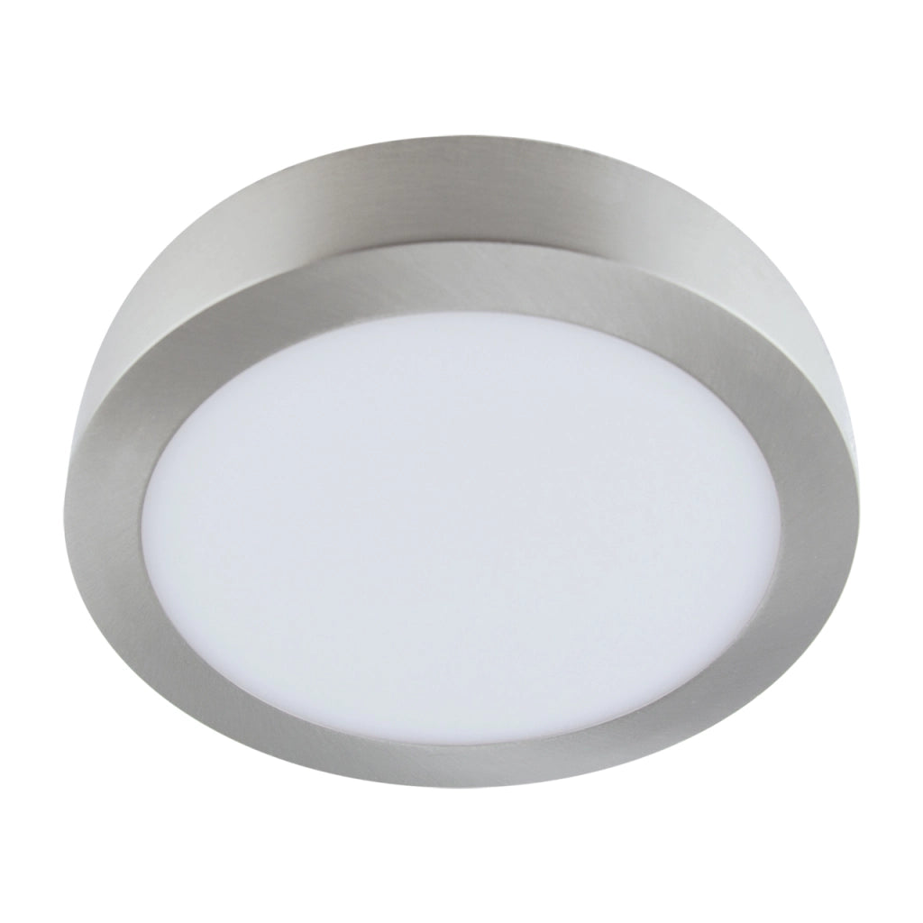 Plafoniera LED Struhm Martin tonda cromo 22,5cm 18W