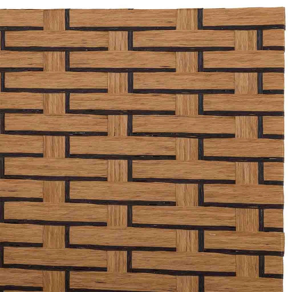 Paravento in carta intrecciata 4 pannelli 50(x4)x3x180h cm