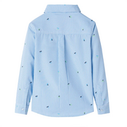 Camicia da Bambino Azzurra 128