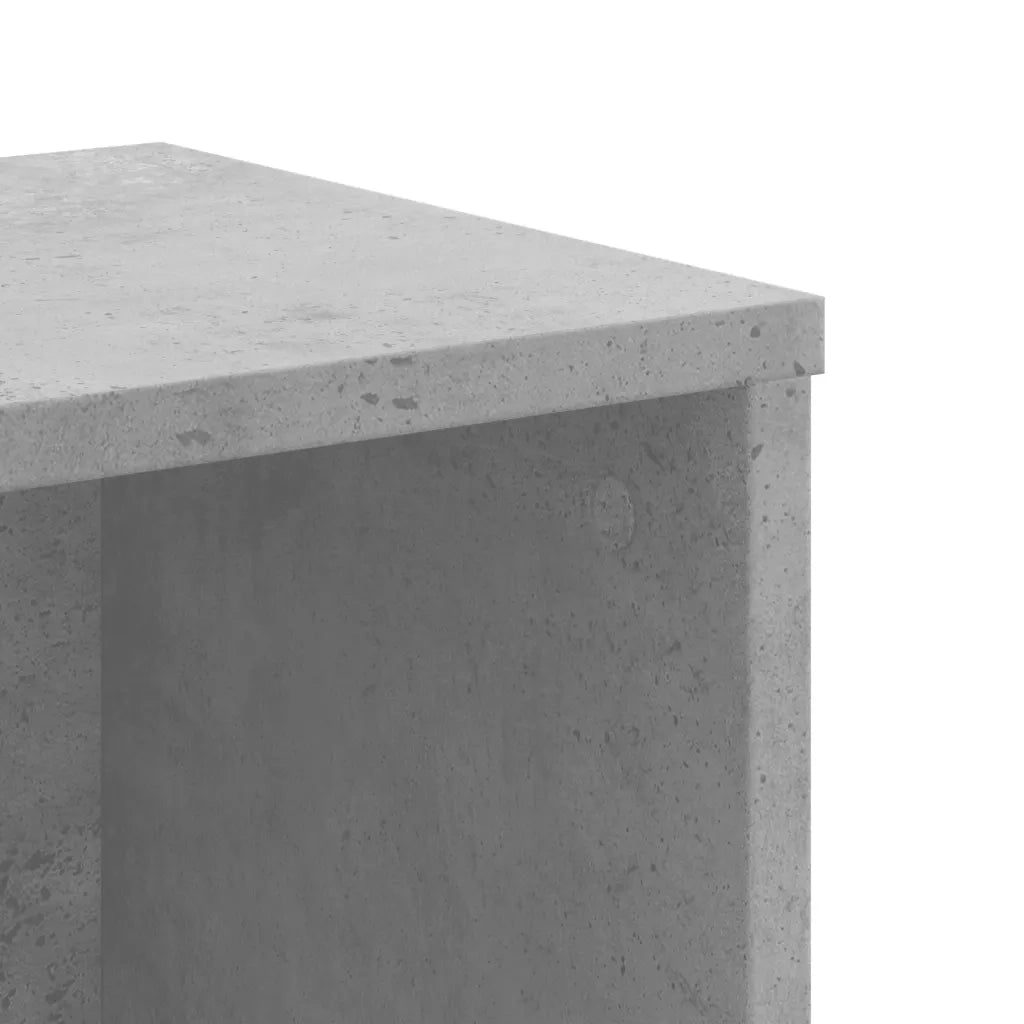 Libreria Grigio Cemento 50x25x105 cm in Legno Multistrato 852792