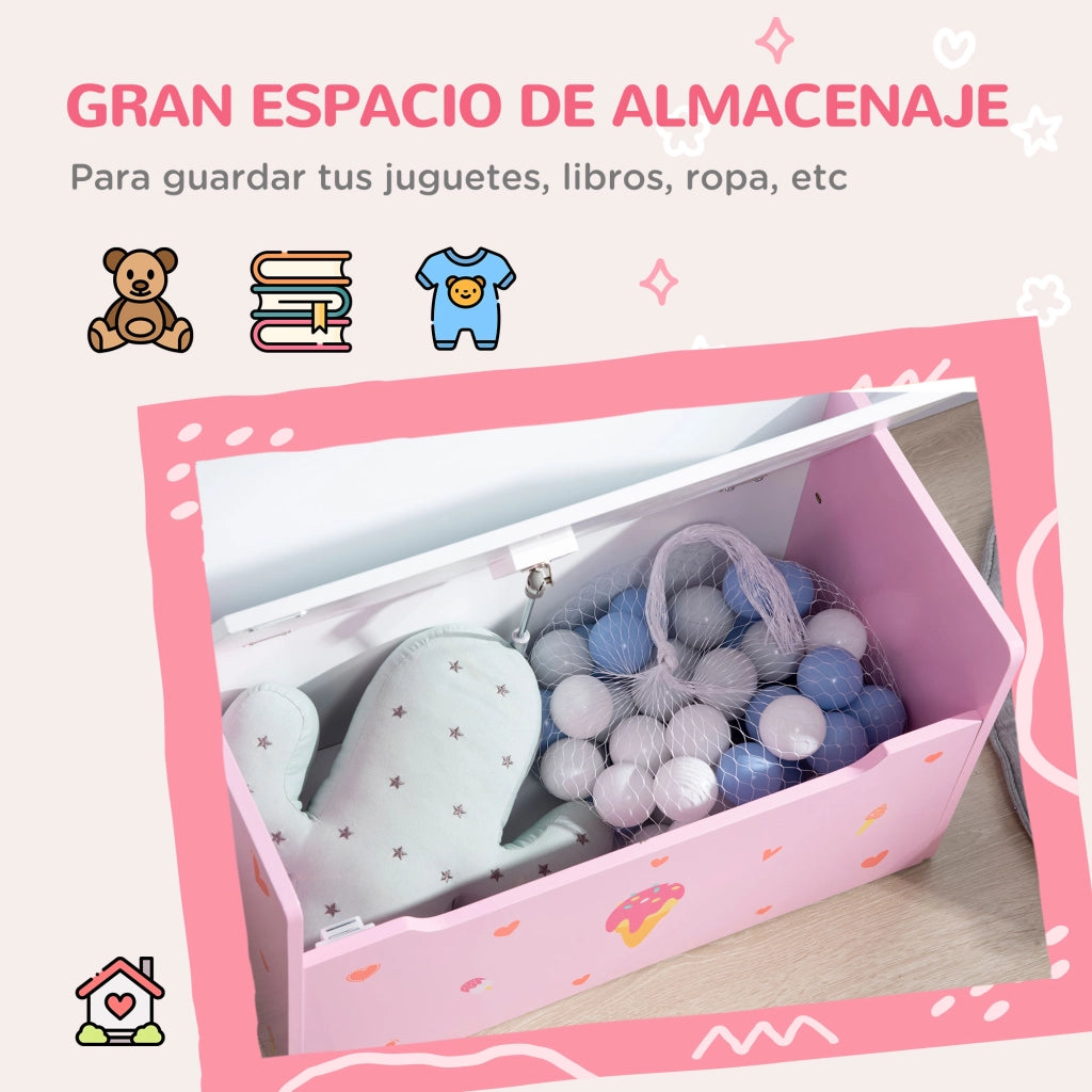 Banco con Ba¨´l per Bambini ¨C zephmum ¨C 60x30x50 cm Rosa