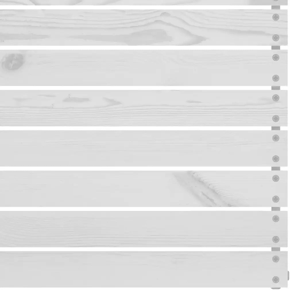 Set Divani da Giardino 6 pz Bianco in Legno Massello di Pino cod mxl 36476