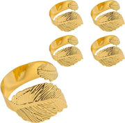 Set di 5 Sostegni per Tavolo con Design Foglia per Matrimoni e Compleanni