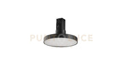 PANNELLO A LED PER SISTEMA BINARIO SHIFT NERO IN METALLO NERO 3V 10W 3000K 1500LM Ø100xH72MM