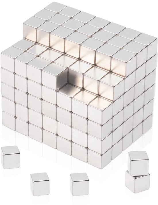 200 magneti neodymium extra forti, miniaturi 5 x 5 x 5 mm per lavagna magnetica, frigorifero, magneti per tavolo, foto, lavagna bianca