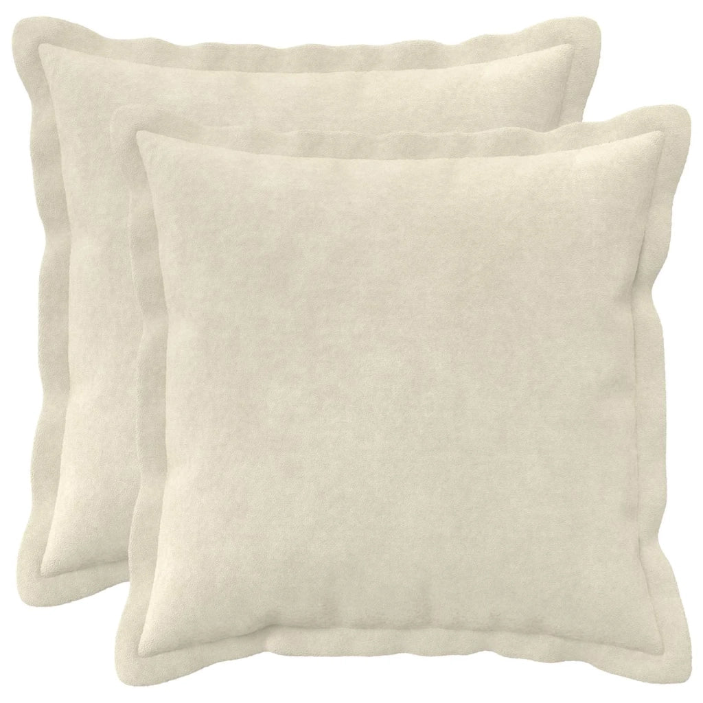 Federa 2 pcs HOUTEN Crema 35 x 35 cm Fleece in microfibra 916495