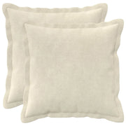 Federa 2 pcs HOUTEN Crema 35 x 35 cm Fleece in microfibra 916495