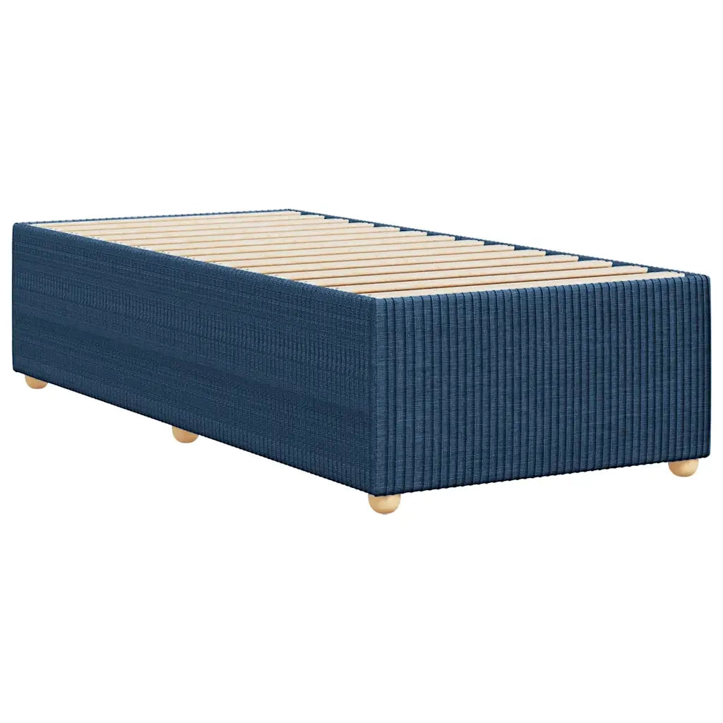 Giroletto senza Materasso-Struttura Letto Blu 90x190 cm in Tessuto 557015