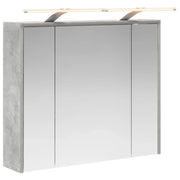 Mobiletto per specchio da Bagno | Armadio da bagno Grigio cemento