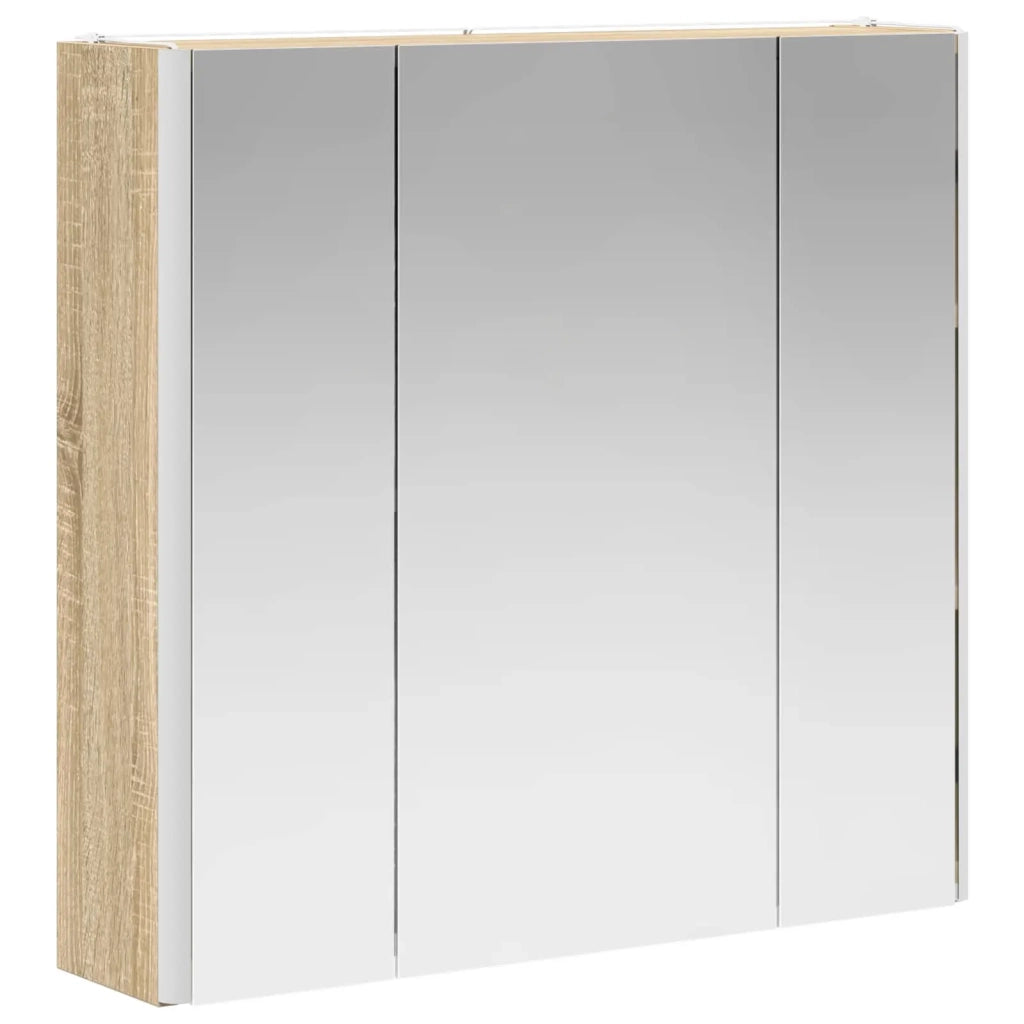 Mobiletto per specchio da bagno Rovere Sonoma