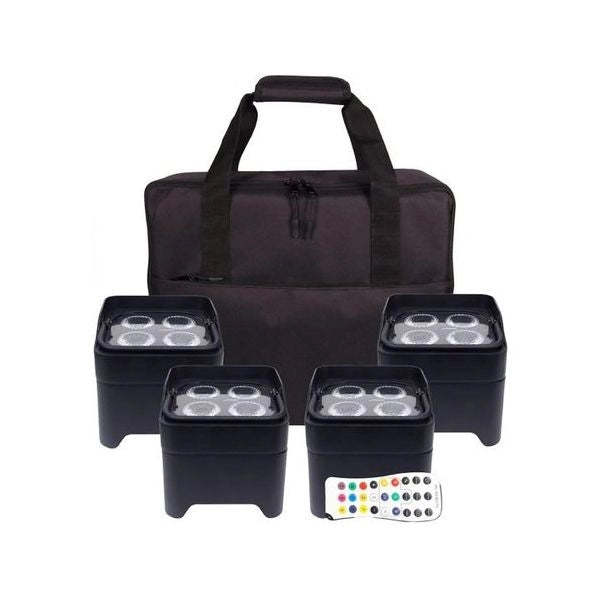 Proiettore disc jockey colorkey mobilepar mini hex 4 pack bundle black - 8600113277218