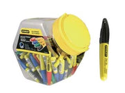 MINIPENNARELLI INDELEBILI PUNTA FINE- - colore nero (1-47-324) - 72 pezzi STANLEY