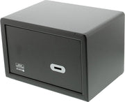 Sistema di chiusura per mobili PointSafe P 1 S con serratura a doppia barra - Montaggio a parete e a pavimento - Nero