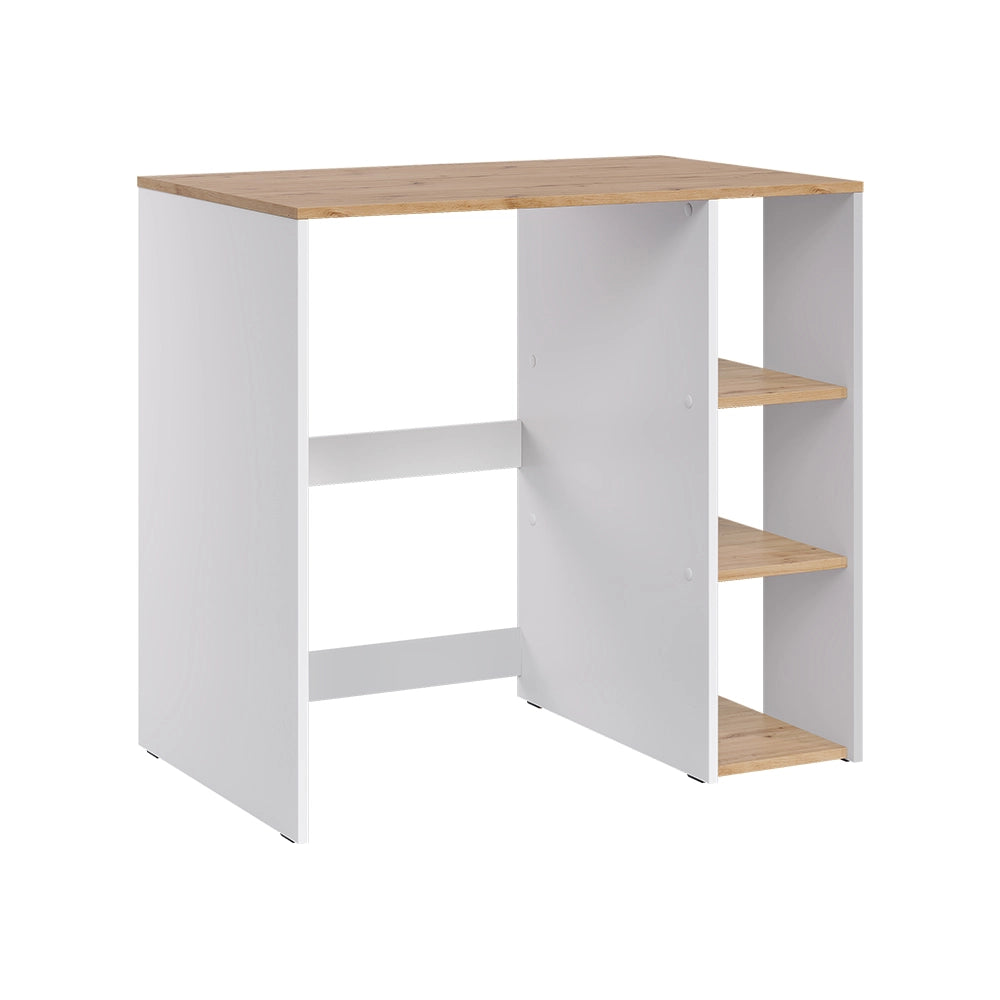 Mobile lavatrice Viktor Bianco/Rovere artigianale 93.6 x 88.2 cm Vicco