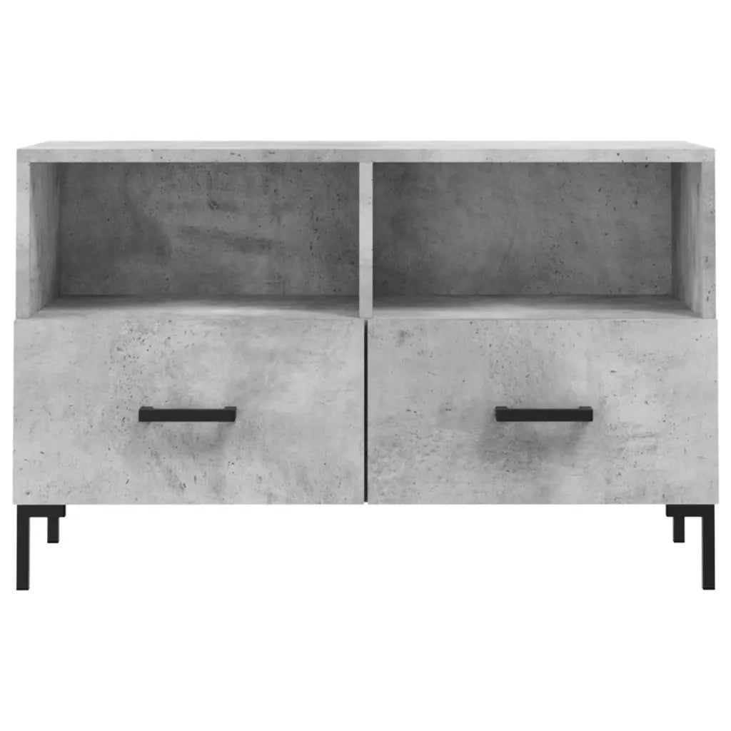 Mobile per TV-Credenza TV-Console TV Grigio Cemento 80x36x50 cm Legno Multistrato 653541