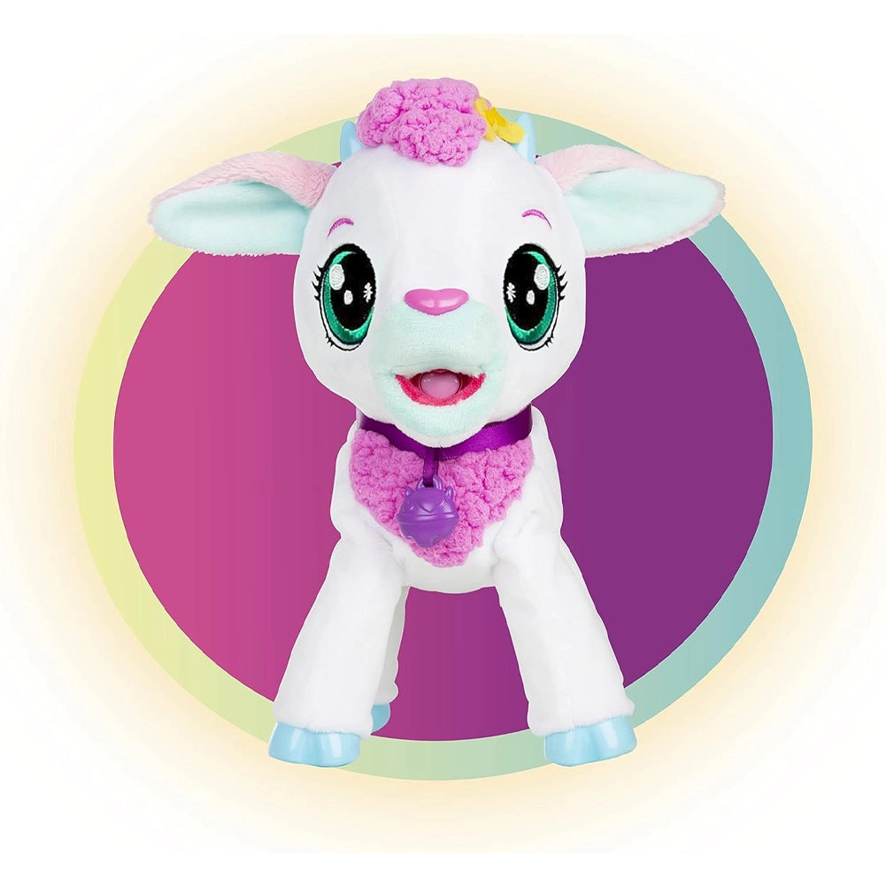 Club Petz Milky The Baby Goat Capra Giocattolo Peluche Idea Regalo con Suoni