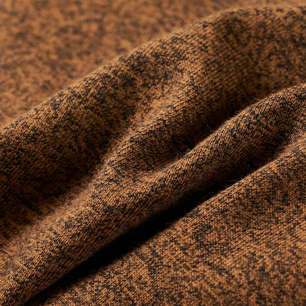 Maglietta Bambini Maniche Lunghe Cognac Mélange 104 12830