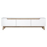 Porta TV in legno "Digi" - 180 x 35 x 48 cm - Beige