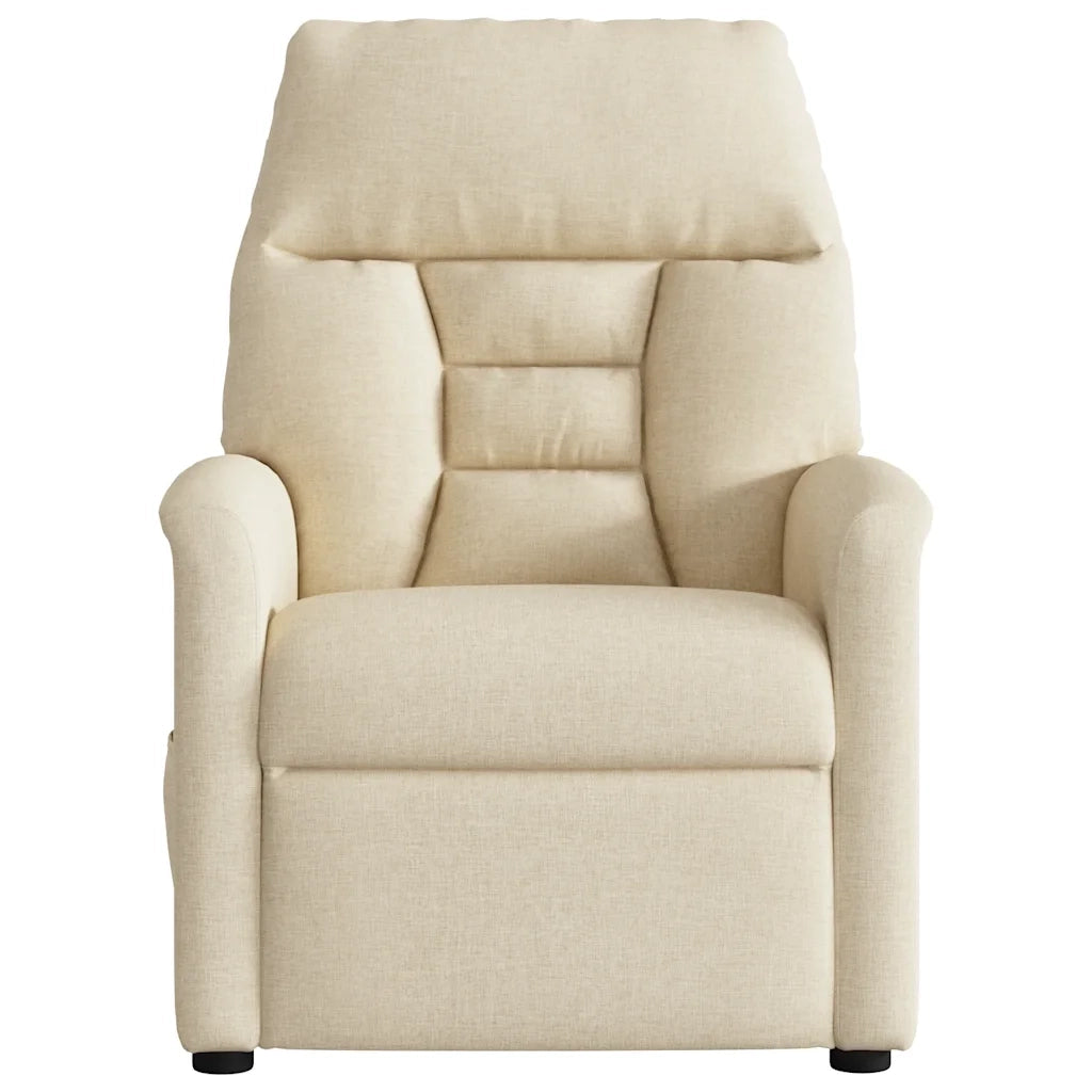 Poltrona Elettrica Reclinabile Crema in Tessuto 3303020