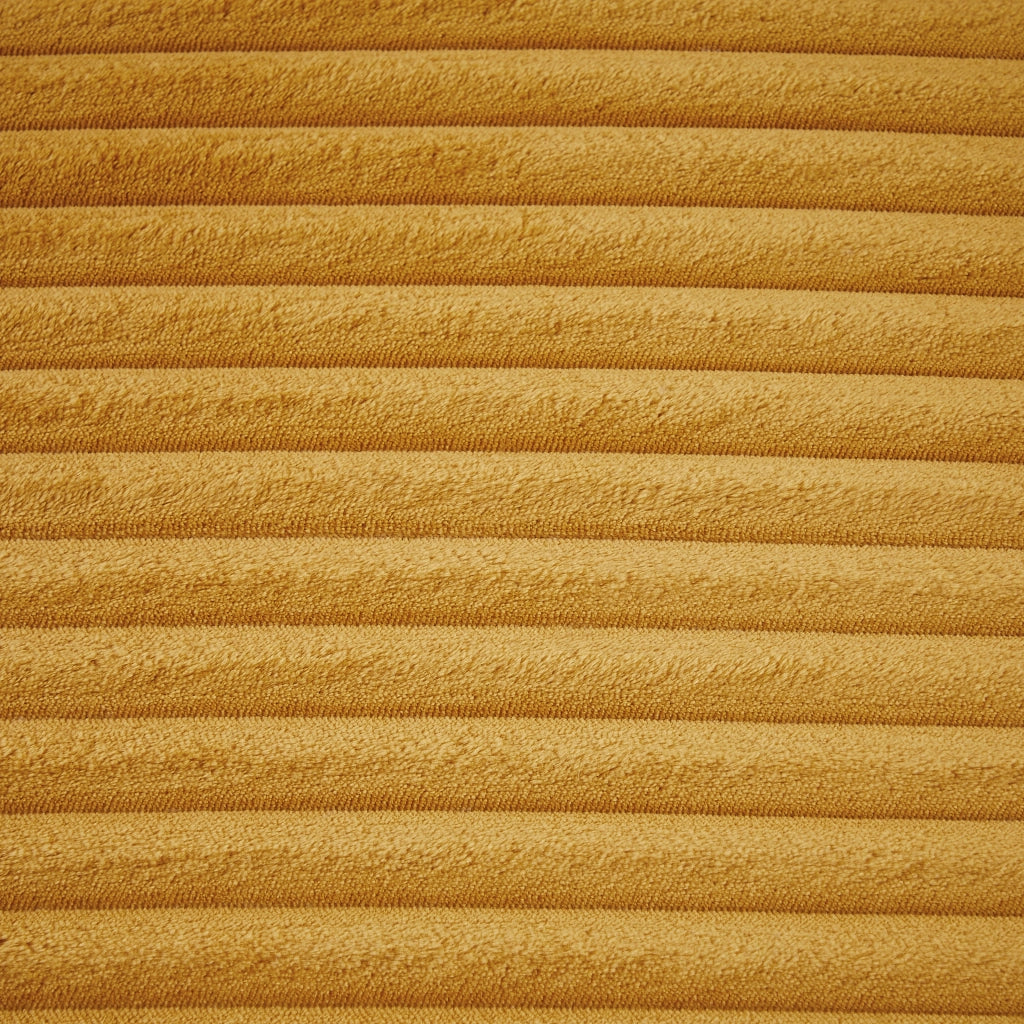 DIVANO Chaiselongue in velluto a coste Giallo
