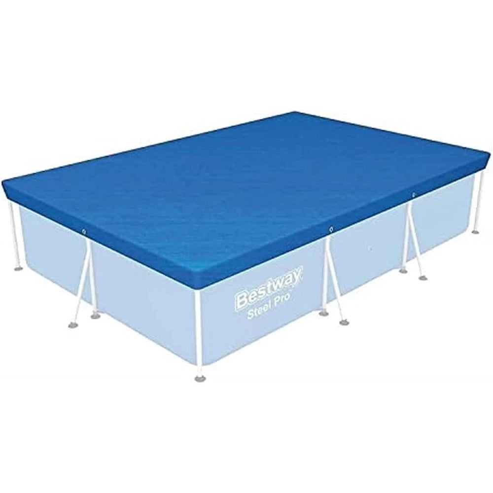 Trade Shop - Telo Di Copertura Per Piscina Fuori Terra Rettangolare Da 300 X 201 X 66cm 58106 -