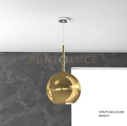 SOSP. BIANCO 1 LUCE GRANDE ORO 1155BI-SG-OR