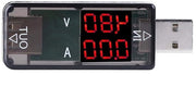 Multimetro digitale USB 32-1 V 3 A - Tester di corrente e tensione con voltmetro - Precisione 1% - Ricarica batterie