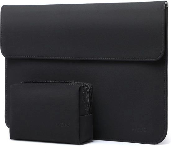 Porta laptop 13 pollici per MacBook Air/Pro, iPad Pro/Air, Surface Pro - Pelle sintetica nera