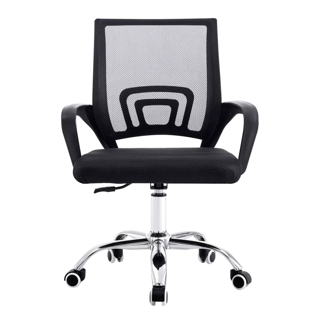 Sedia da ufficio scrivania con Rotelle Girevoli e braccioli ergonomica e con altezza regolabile imbottita e rete traspirante FC-05