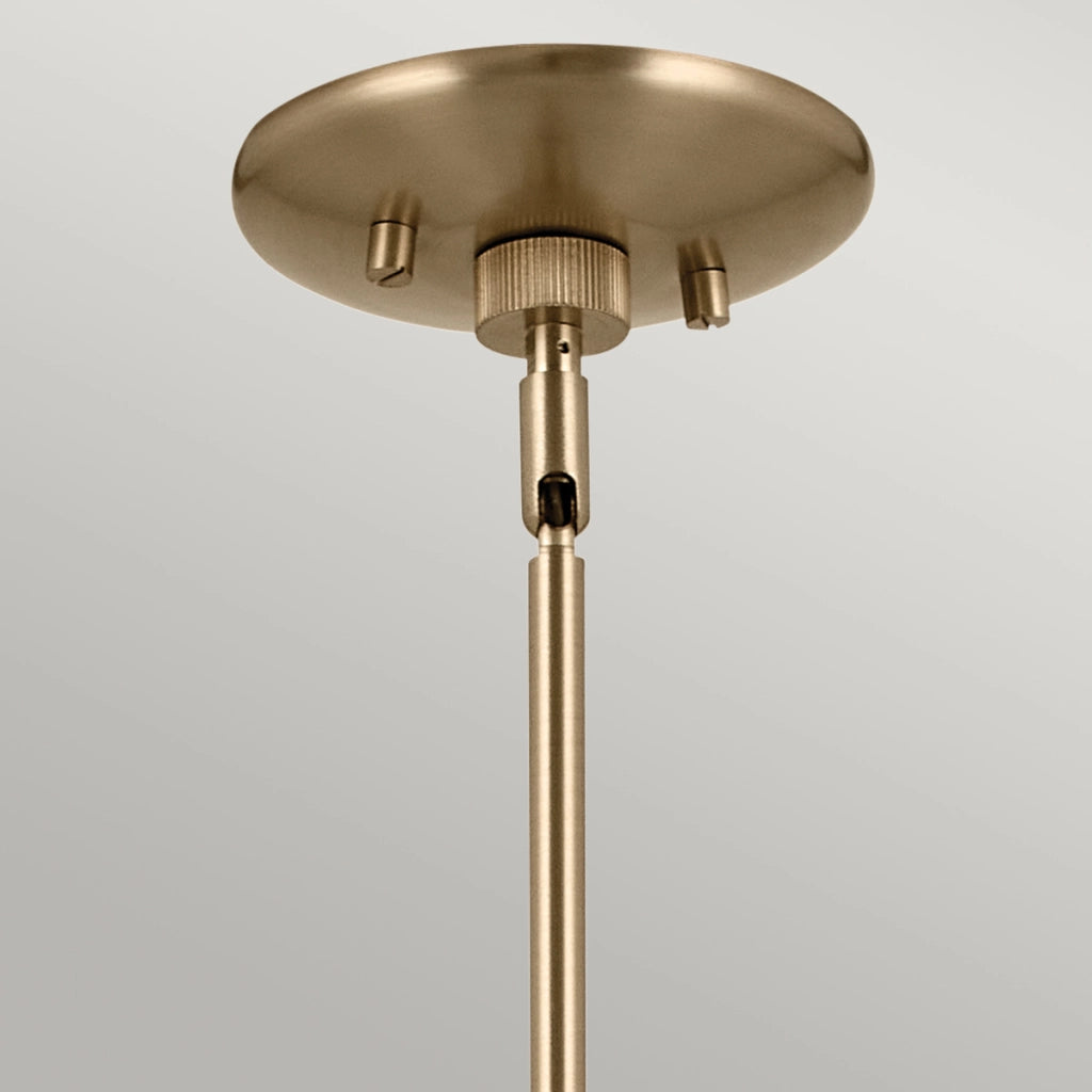 Lampadario Art Déco Phix Kichler nero oro coni 12xE27