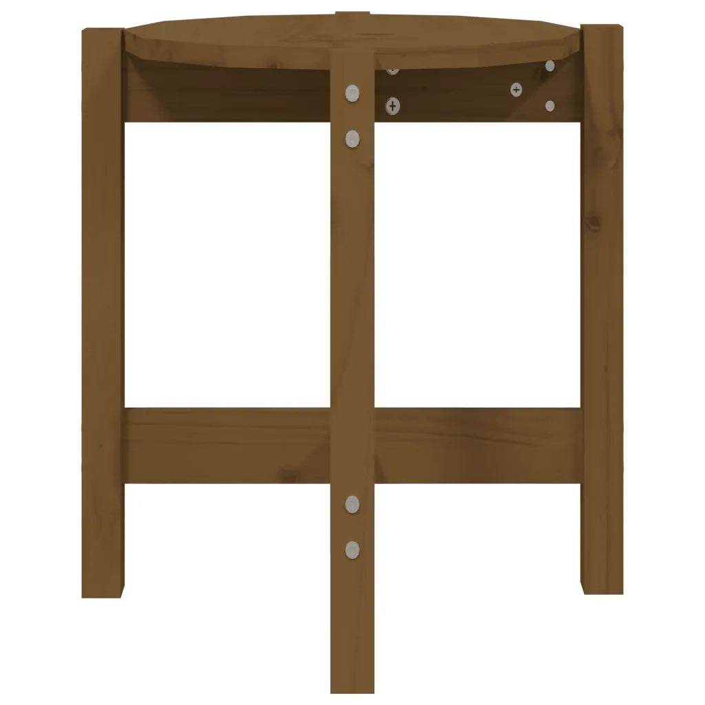 Tavolino da Salotto-Tavolino da soggiorno-Tavolo Ambra ? 42,5x45cm in Legno Massello di Pino