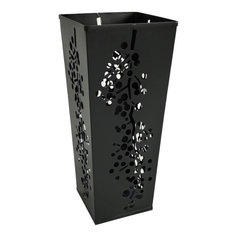 Set di 6 Portaombrello Rasin 20x20x48 Cm In Metallo Mat Nero