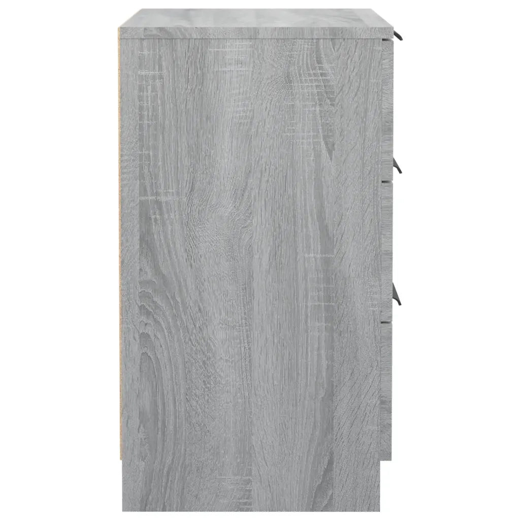 Comodini 2 pz Grigio Sonoma 40x36x65 cm 817054