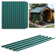 Pannelli in Acciaio Zincato per Giardino ¨C zephmum ¨C Verde, 129x45 cm