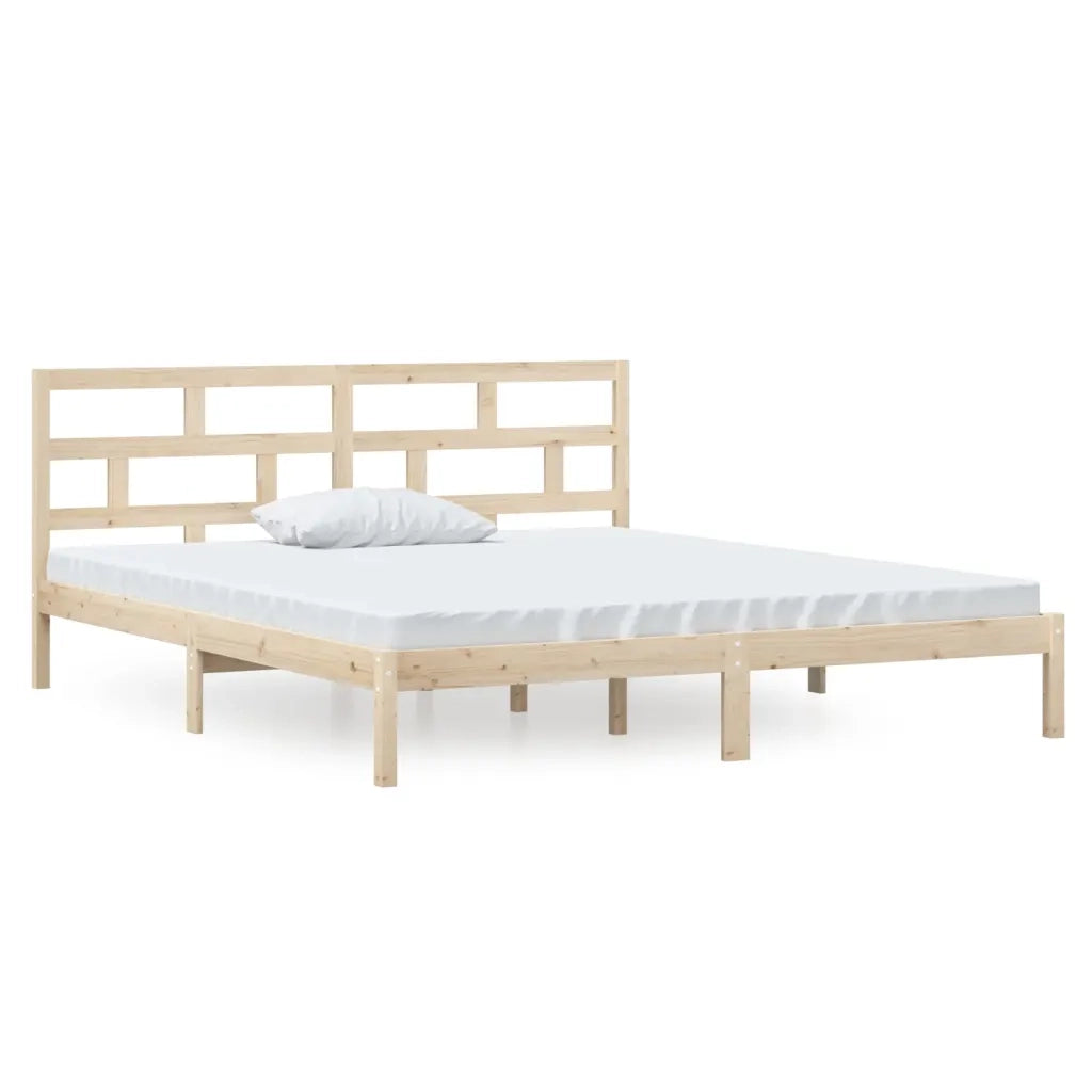 Giroletto-Struttura Letto 135x190 cm Double in legno Massello 526599