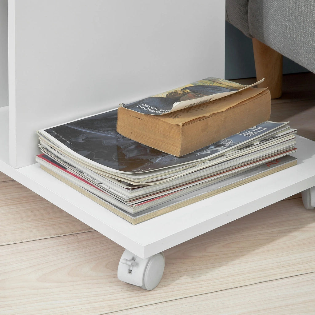 Tavolino Consolle su rotelle,Tavolino da divano,Bainco,FBT48-W