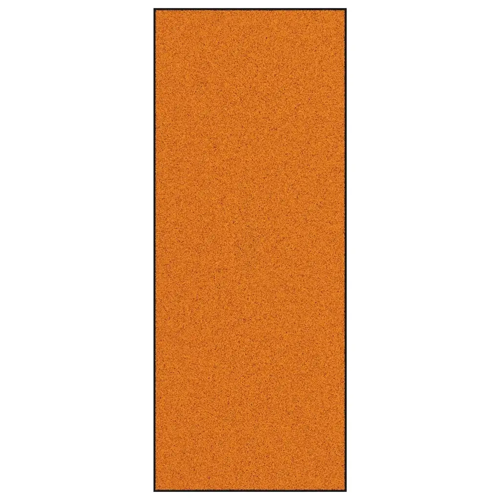 Tappetino Arancione e Nero 120 x 300 cm 100% Poliammide 4100746