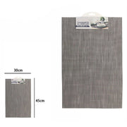 Trade Shop - Tovaglietta Tovagliette Americana Colazione Cucina 30 X 45cm Grigio Chiaro 72290 -
