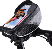 Tas Acqua Impronta | Porta Telefono per Bicicletta | Borsa per Tubo di Testa | Borsa per Frame | Supporto per Telefono per Bicicletta per iPhone XS MAX XR X 8 7 6 S Plus Smartphone Samsung - 15,24 cm