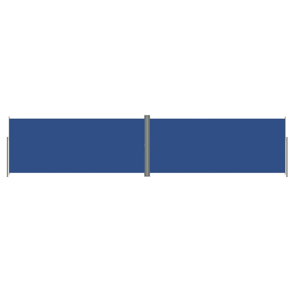 Tenda da sole laterale retrattile/schermo privacy per patio giardino terrazza balcone schermo blu 220 x 1000 cm 02_0007149