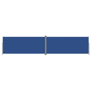 Tenda da sole laterale retrattile/schermo privacy per patio giardino terrazza balcone schermo blu 220 x 1000 cm 02_0007149