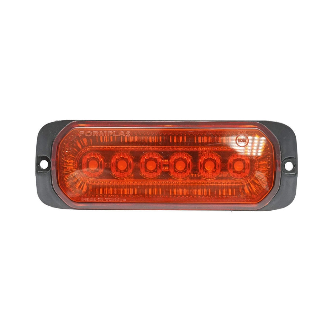 Lampada laterale LED, gialla, 12V-24V, 132x46 mm, Breckner Germany