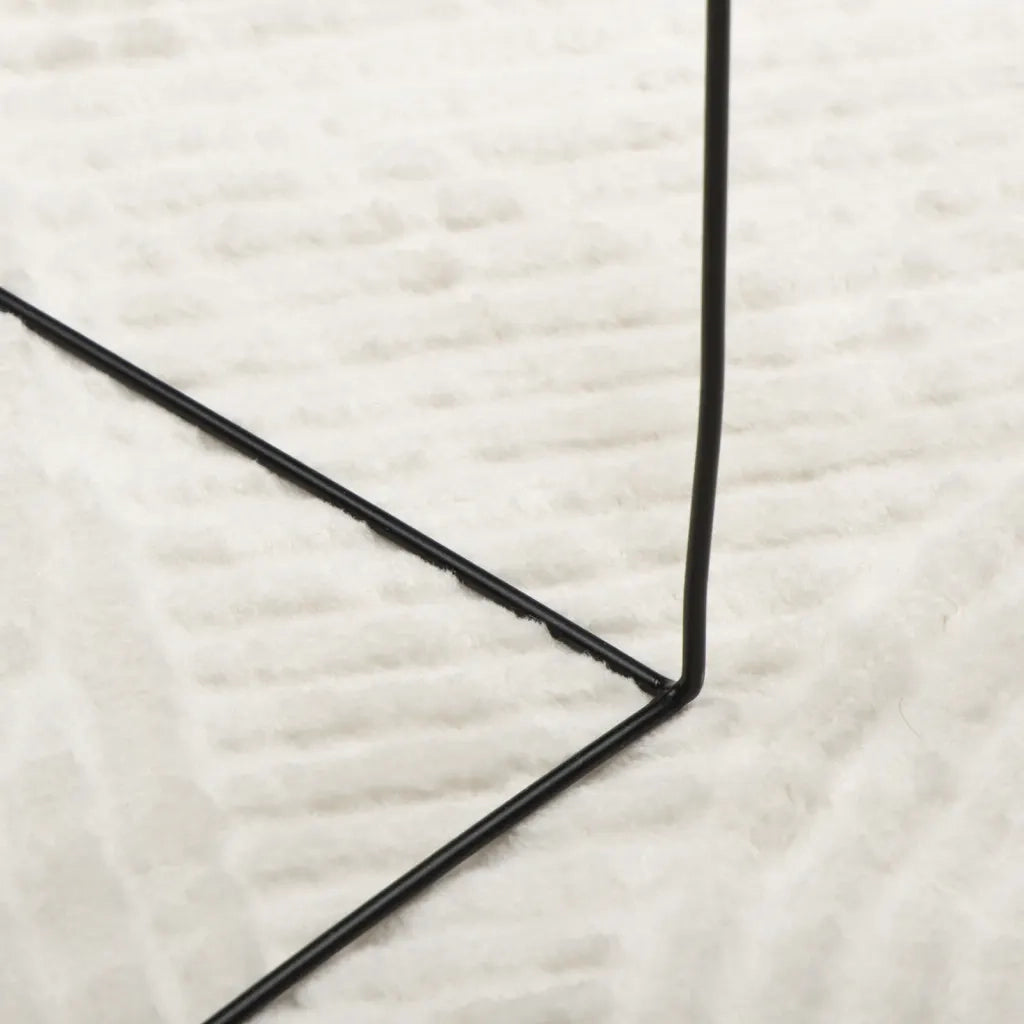 Tappeto del soggiorno | Tappeto IZA a Pelo Corto Aspetto Scandinavo Crema 120x170 cm
