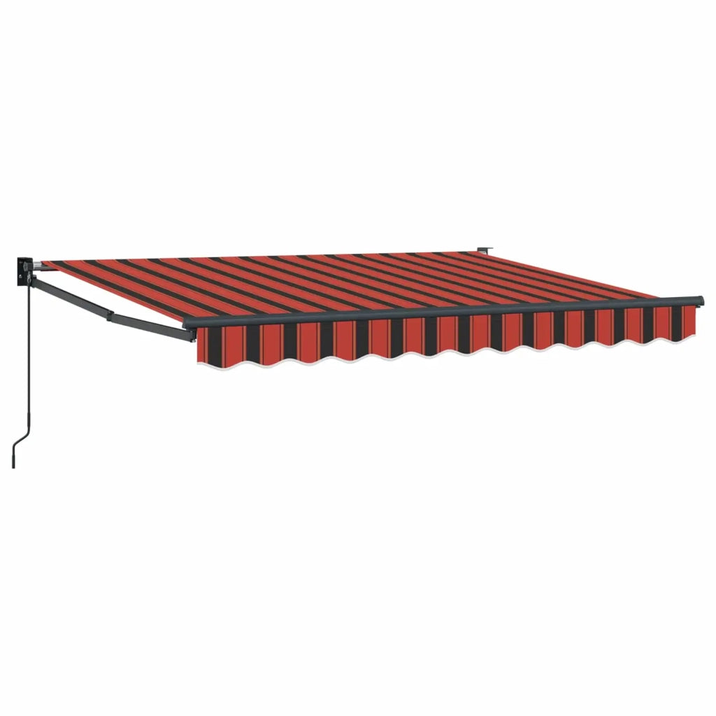 Tenda retrattile Arancione, Nero e Giallo 3,5 x 2 m