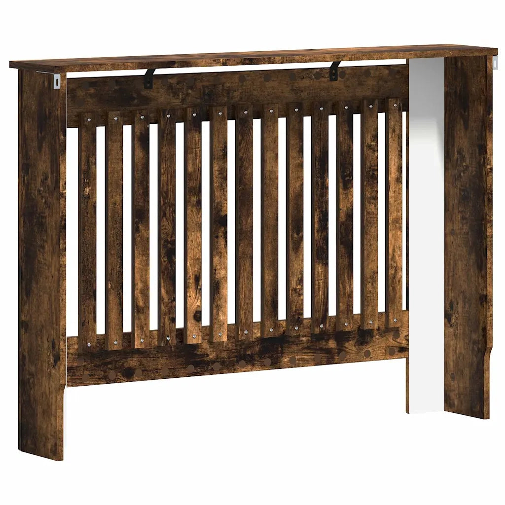 Copertura per radiatori Rovere fumé 112 x 19 x 81,5 cm