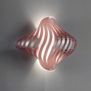 Applique Moderna Helios Polilux ® Pink Metal 2 Luci E27